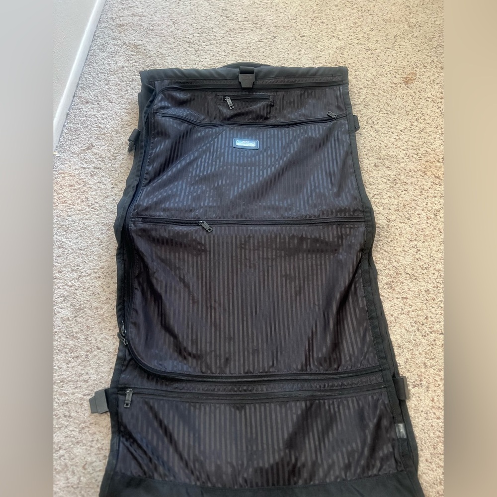 TUMI ALPHA BI FOLD GARMENT BAG BUSINESS CARRY ON BALLISTIC NYLON LUGGAGE - Picture 8 of 11